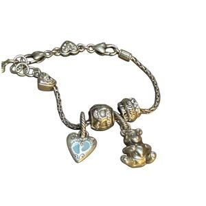 Brighton Heart Slide Bracelet with Charms Baby Boy